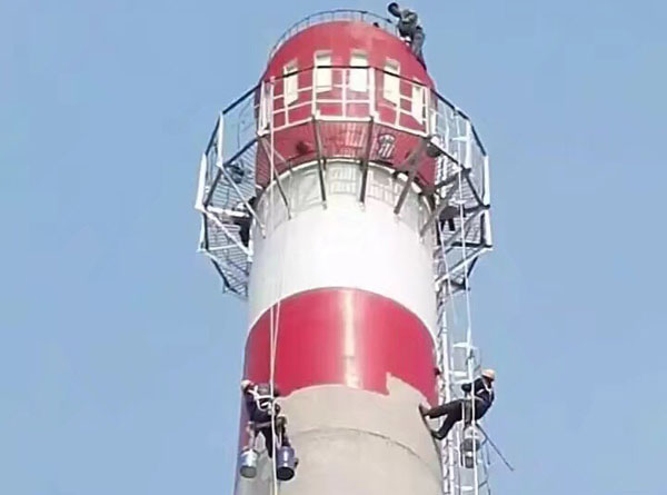 煙囪防腐刷涂料施工時會有哪些操作？